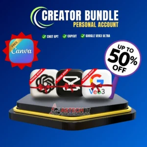 Creator Bundle (Chat GPT+Capcut+VEO3)
